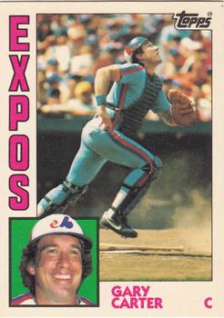 1984 Topps - Collector's Edition (Tiffany) #450 Gary Carter Front