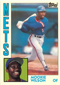 1984 Topps - Collector's Edition (Tiffany) #465 Mookie Wilson Front