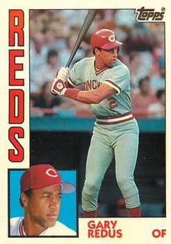 1984 Topps - Collector's Edition (Tiffany) #475 Gary Redus Front