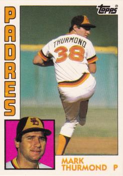 1984 Topps - Collector's Edition (Tiffany) #481 Mark Thurmond Front