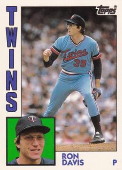 1984 Topps - Collector's Edition (Tiffany) #519 Ron Davis Front