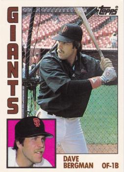 1984 Topps - Collector's Edition (Tiffany) #522 Dave Bergman Front