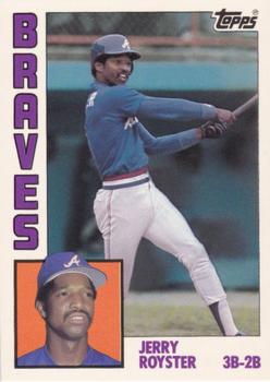 1984 Topps - Collector's Edition (Tiffany) #572 Jerry Royster Front