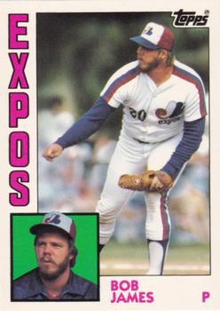 1984 Topps - Collector's Edition (Tiffany) #579 Bob James Front