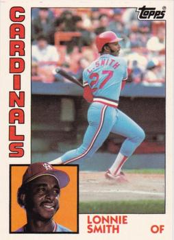 1984 Topps - Collector's Edition (Tiffany) #580 Lonnie Smith Front