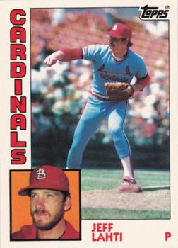 1984 Topps - Collector's Edition (Tiffany) #593 Jeff Lahti Front