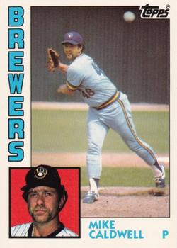 1984 Topps - Collector's Edition (Tiffany) #605 Mike Caldwell Front