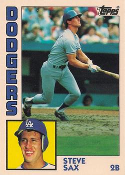 1984 Topps - Collector's Edition (Tiffany) #610 Steve Sax Front