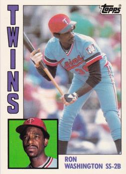 1984 Topps - Collector's Edition (Tiffany) #623 Ron Washington Front