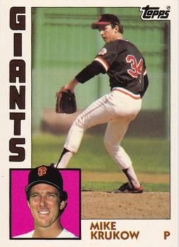 1984 Topps - Collector's Edition (Tiffany) #633 Mike Krukow Front