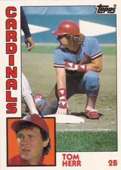1984 Topps - Collector's Edition (Tiffany) #649 Tom Herr Front