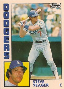 1984 Topps - Collector's Edition (Tiffany) #661 Steve Yeager Front