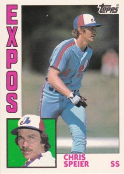 1984 Topps - Collector's Edition (Tiffany) #678 Chris Speier Front