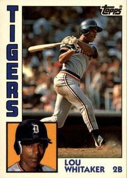 1984 Topps - Collector's Edition (Tiffany) #695 Lou Whitaker Front