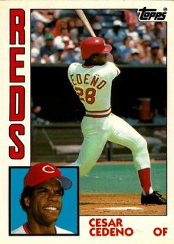 1984 Topps - Collector's Edition (Tiffany) #725 Cesar Cedeno Front