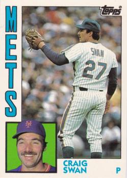 1984 Topps - Collector's Edition (Tiffany) #763 Craig Swan Front
