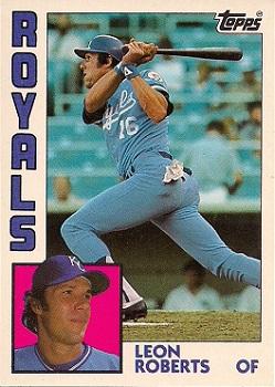 1984 Topps - Collector's Edition (Tiffany) #784 Leon Roberts Front