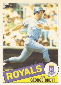 1985 Topps - Collector's Edition (Tiffany) #100 George Brett Front