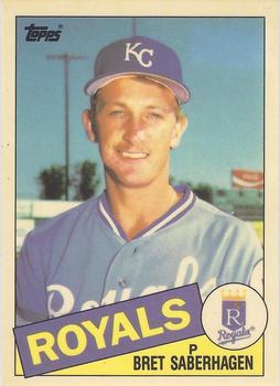 1985 Topps - Collector's Edition (Tiffany) #23 Bret Saberhagen Front