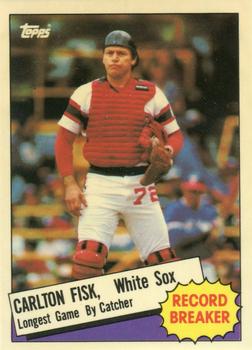 1985 Topps - Collector's Edition (Tiffany) #1 Carlton Fisk Front