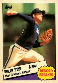 1985 Topps - Collector's Edition (Tiffany) #7 Nolan Ryan Front