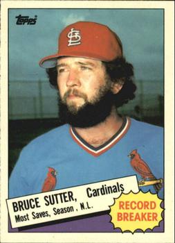 1985 Topps - Collector's Edition (Tiffany) #9 Bruce Sutter Front