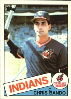 1985 Topps - Collector's Edition (Tiffany) #14 Chris Bando Front
