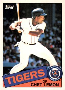 1985 Topps - Collector's Edition (Tiffany) #20 Chet Lemon Front