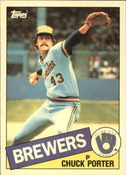 1985 Topps - Collector's Edition (Tiffany) #32 Chuck Porter Front