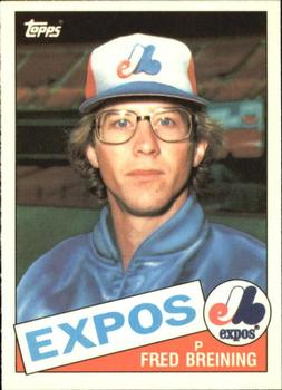 1985 Topps - Collector's Edition (Tiffany) #36 Fred Breining Front