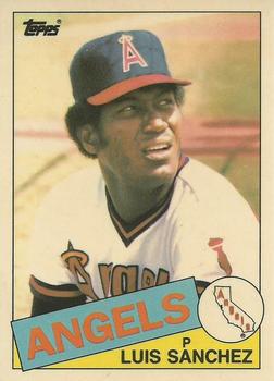 1985 Topps - Collector's Edition (Tiffany) #42 Luis Sanchez Front