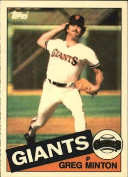 1985 Topps - Collector's Edition (Tiffany) #45 Greg Minton Front