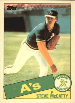 1985 Topps - Collector's Edition (Tiffany) #63 Steve McCatty Front