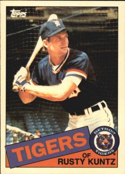 1985 Topps - Collector's Edition (Tiffany) #73 Rusty Kuntz Front