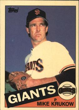 1985 Topps - Collector's Edition (Tiffany) #74 Mike Krukow Front