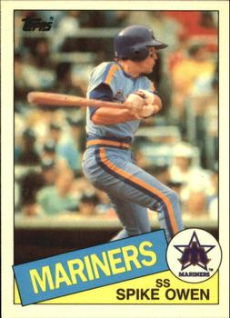 1985 Topps - Collector's Edition (Tiffany) #84 Spike Owen Front