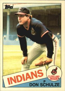 1985 Topps - Collector's Edition (Tiffany) #93 Don Schulze Front
