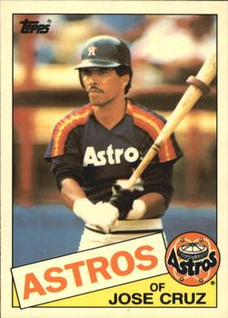 1985 Topps - Collector's Edition (Tiffany) #95 Jose Cruz Front