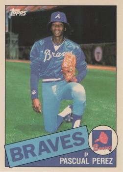 1985 Topps - Collector's Edition (Tiffany) #106 Pascual Perez Front