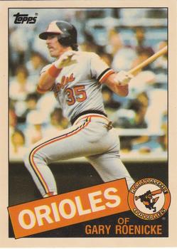 1985 Topps - Collector's Edition (Tiffany) #109 Gary Roenicke Front
