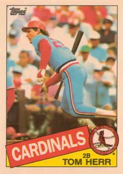 1985 Topps - Collector's Edition (Tiffany) #113 Tom Herr Front