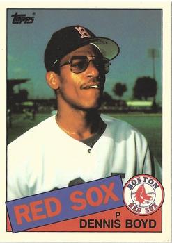1985 Topps - Collector's Edition (Tiffany) #116 Dennis Boyd Front