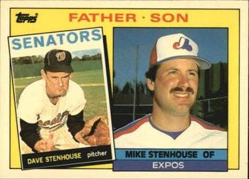1985 Topps - Collector's Edition (Tiffany) #141 Mike Stenhouse / Dave Stenhouse Front