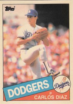 1985 Topps - Collector's Edition (Tiffany) #159 Carlos Diaz Front