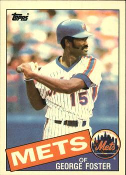 1985 Topps - Collector's Edition (Tiffany) #170 George Foster Front