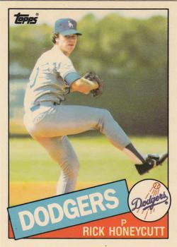 1985 Topps - Collector's Edition (Tiffany) #174 Rick Honeycutt Front