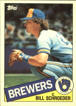 1985 Topps - Collector's Edition (Tiffany) #176 Bill Schroeder Front