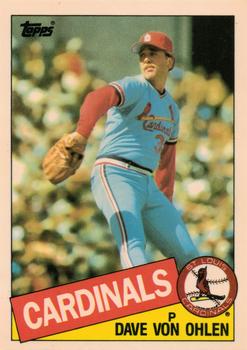 1985 Topps - Collector's Edition (Tiffany) #177 Dave Von Ohlen Front