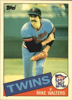 1985 Topps - Collector's Edition (Tiffany) #187 Mike Walters Front