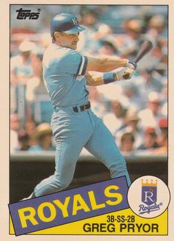 1985 Topps - Collector's Edition (Tiffany) #188 Greg Pryor Front